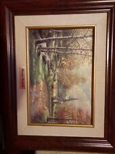 The Aspen Chapel By Thomas Kinkade Framed 8x10 with certificate of authenticity  picture