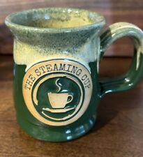 Deneen Pottery “The Steaming Cup” Coffee Mug Cup Handmade from 2017 Pristine picture