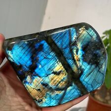 3.06lb Large Natural Labradorite Quartz Crystal Display Mineral Specimen Healing picture