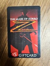Blockbuster Gift Card No Value Mask Of Zorro Promo Promotional Giveaway 1998 picture
