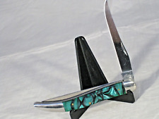 RITE EDGE VINTAGE GREEN LARGE-FRAME FISHERMAN'S KNIFE picture
