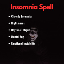 Insomnia Spell - Chronic Sleeplessness | Powerful Black Magic for Endless Nights picture