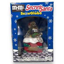 M&M's Secret Santa Snow Globe In Original Packaging M&M collectable Sealed New picture