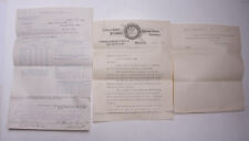 1913 Lamson Goodnow Wetherell Bros Steel Contract Signed Ephemera L776F picture