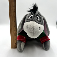 Disney Winnie the Pooh Eeyore Holiday Toy Doll Plush w/detachable tail 11