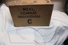 Vintage US Military Issue Vietnam Era 1968 C Ration Cardboard Box Combat Meal C picture