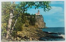 Vintage Lake County Minnesota MN Split Rock Lighthouse Postcard picture