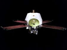 Mariner-9  Mars Robotic Space Probe Spacecraft Mahogany Wood Model Small New picture