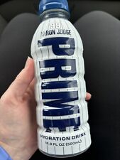 Sealed Prime Hydration Aaron Judge Limited Edition White NY Yankees Bottle Drink picture