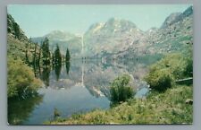 Silver Lake Devil's Slide Carson Peak Mono County CA California Postcard 1961 picture