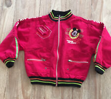 Disney Park Shanghai CHINA Red Mickey Mouse Children's Jacket Size 4-6* (Read) picture