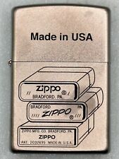 2016 Zippo Bottom Date Stamps Chrome Zippo Lighter NEW picture