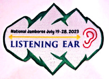 Listening Ear Mental Health Staff Oval Patch 2023 National Scout Jamboree MINT picture