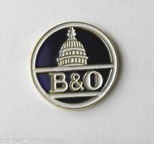 B & O B&O BALTIMORE OHIO RAILWAY UNITED STATES RAILROAD LAPEL PIN BADGE 3/4 INCH picture